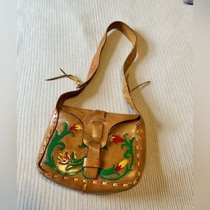 Funky Boho Leather Purse